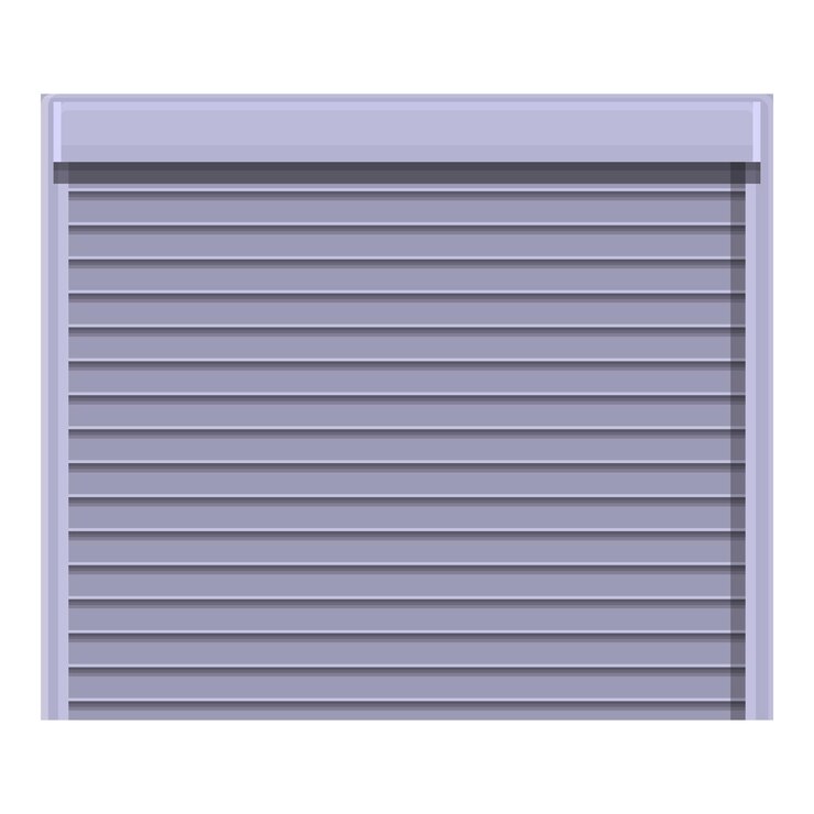 Vector icono de puerta de control remoto caricatura y plano de icono de vector de puerta de control remoto para diseño web aislado sobre fondo blanco