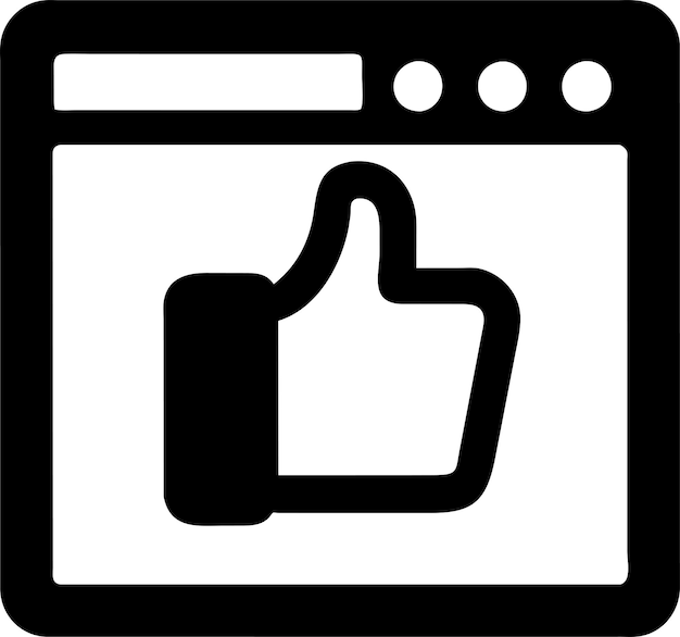 Icono de pulgar hacia arriba