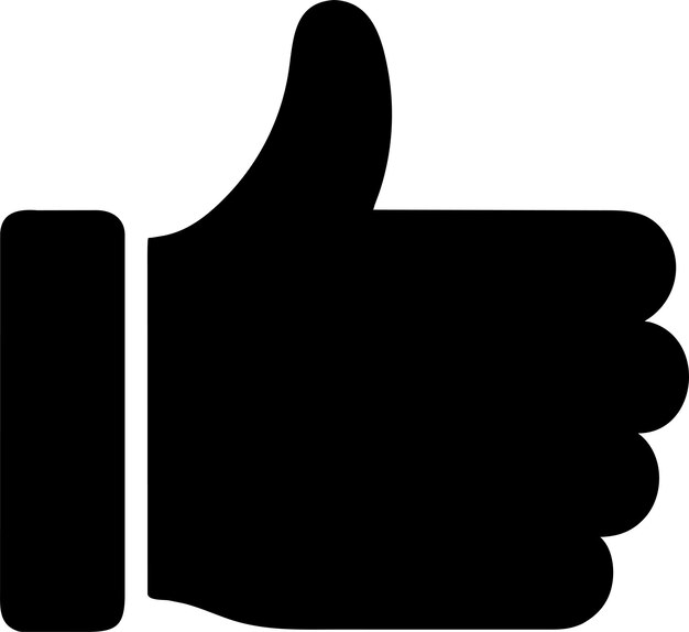 Icono de pulgar hacia arriba