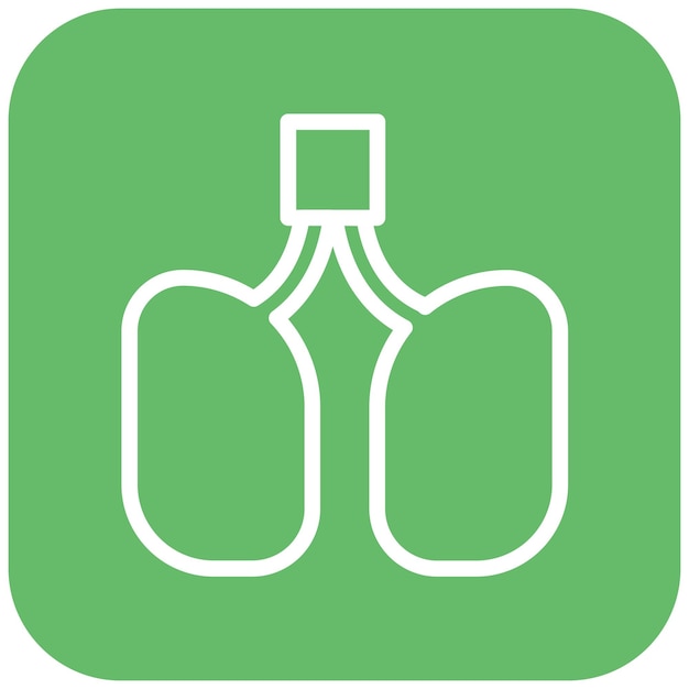 Icono de los pulmones