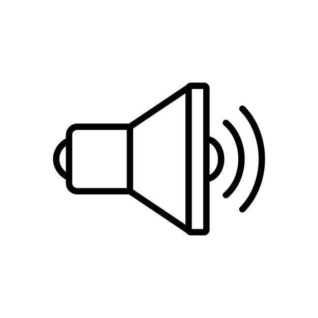 Icono de pulso de audio Representa una onda de audio pulsada para enfatizar la capacidad del orador para producir fuerte