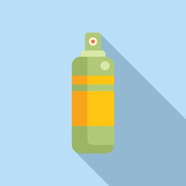 Icono de pulverización coreano vector plano Producto ácido para la piel