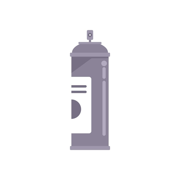 Icono de pulverizador de fragancia vector plano Aerosol de aire Botella fresca aislada