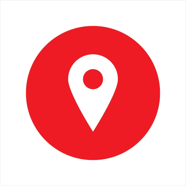 Icono de puntero de mapa Símbolo de ubicación GPS