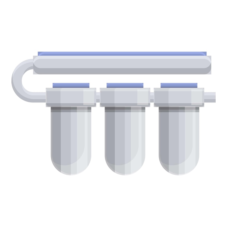 Vector icono de purificación de agua caricatura de icono de vector de purificación de agua para diseño web aislado sobre fondo blanco