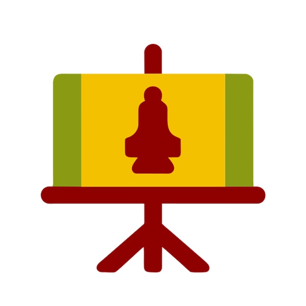 un icono que representa el problema del concepto de resolución del icono de fondo transparente