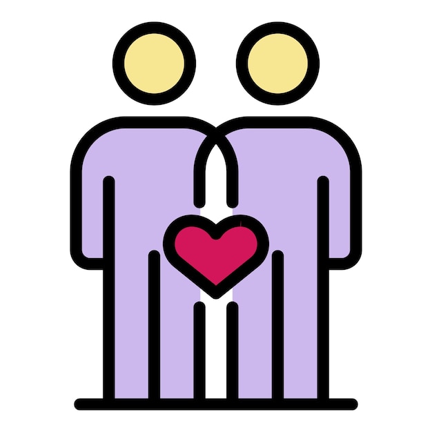 Sin icono de racismo Contorno sin icono de vector de racismo Color plano aislado