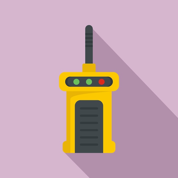 Vector icono de radio talkie ilustración plana del icono de vector de radio talkie para diseño web