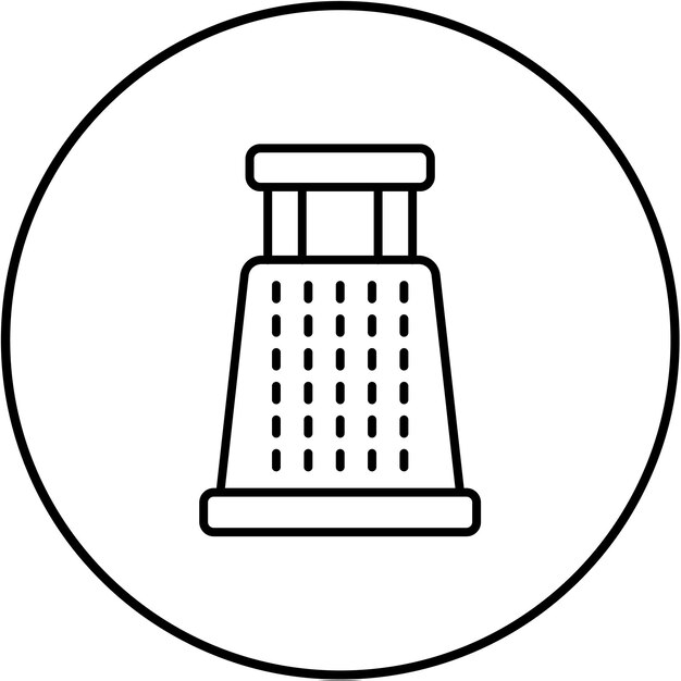 Icono del rallador de queso