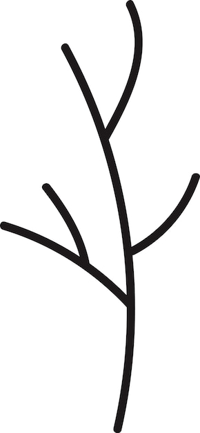 Icono de ramita de árbol