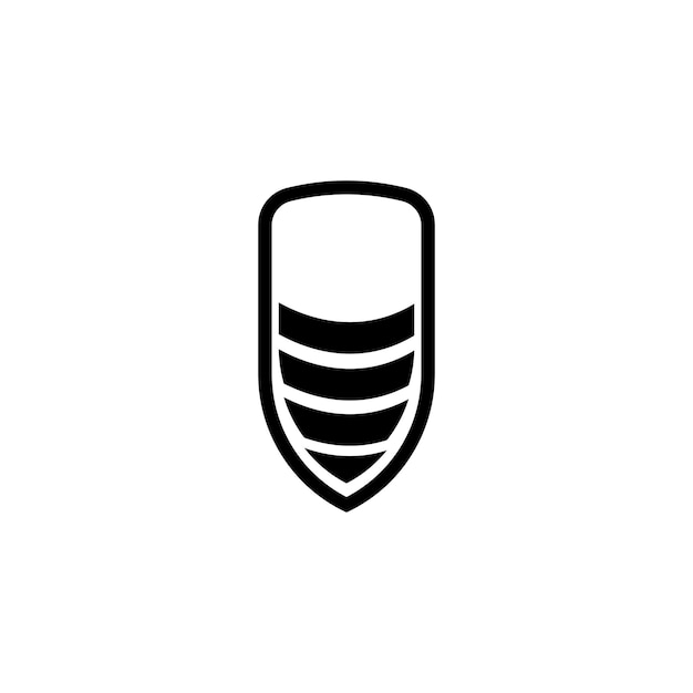 icono de rango militar plantilla vectorial ilustración diseño de logotipo
