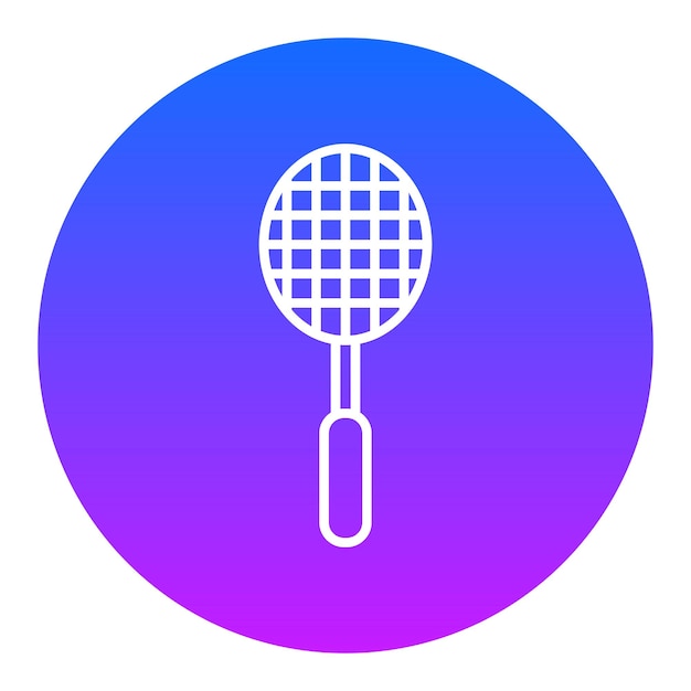 El icono de la raqueta de tenis
