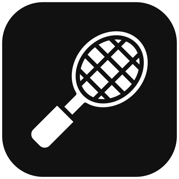 El icono de la raqueta de tenis