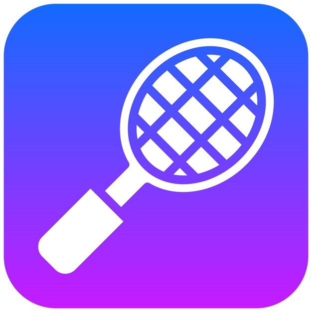 El icono de la raqueta de tenis