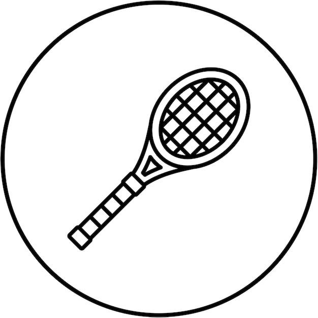 El icono de la raqueta de tenis