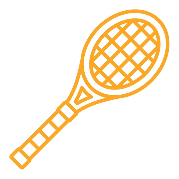 El icono de la raqueta de tenis