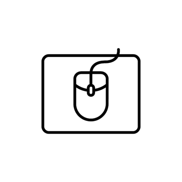 Icono de ratón de computadora perfecto para la interacción digital y la tecnología