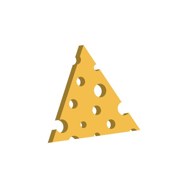 El icono de la rebanada de queso