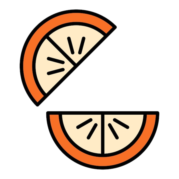 Icono de las rebanadas de naranja