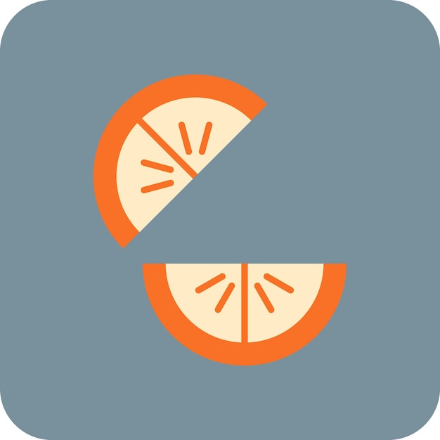 Icono de las rebanadas de naranja