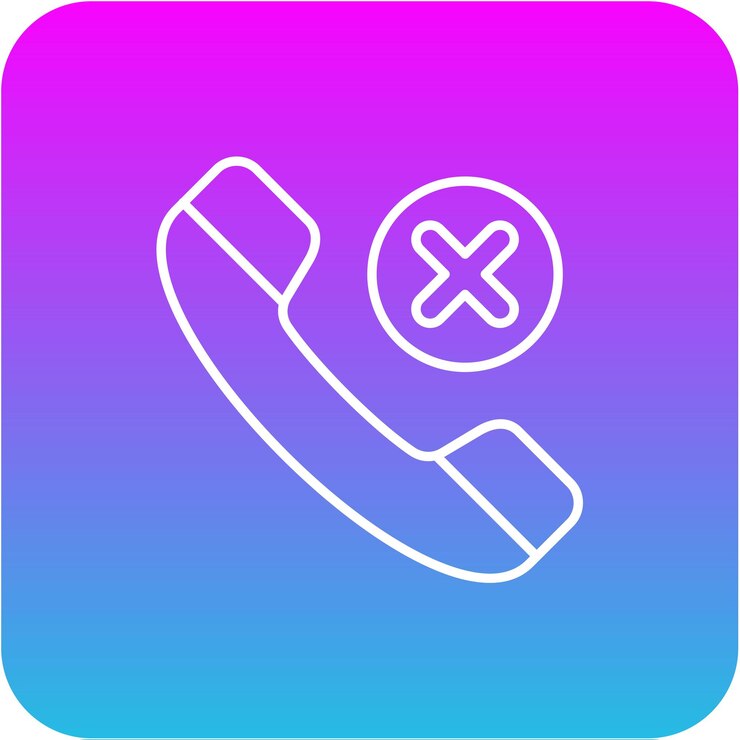 Vector icono rechazado