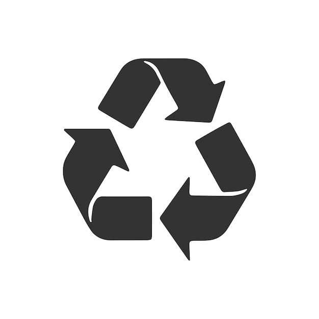 Icono de reciclaje Diseño de la ilustración vectorial