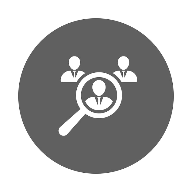 Icono de reclutamiento de empleados