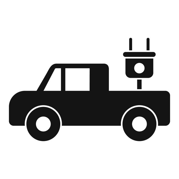 Icono de recogida eléctrica Ilustración simple del icono de vector de recogida eléctrica para diseño web aislado sobre fondo blanco