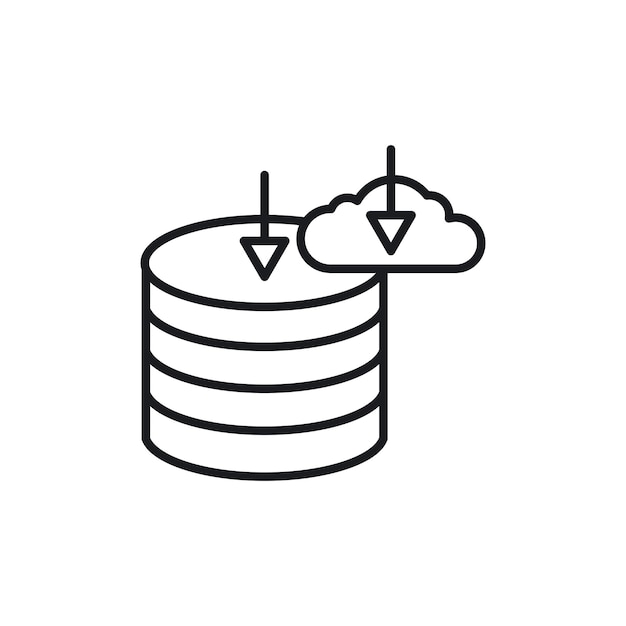 El icono de recopilación de datos está aislado