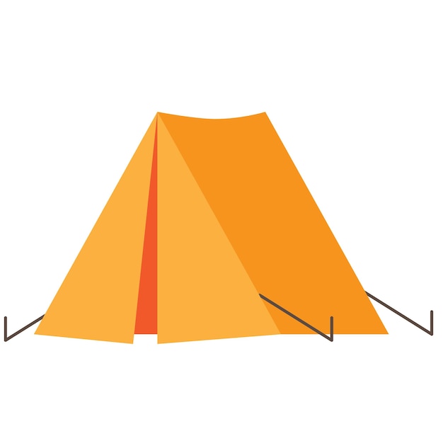 Icono de recreación al aire libre en tiendas de campamento