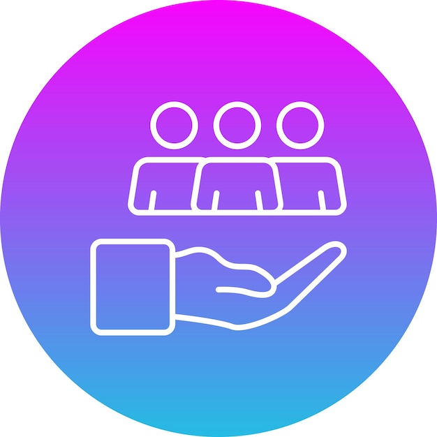 Icono de los recursos humanos