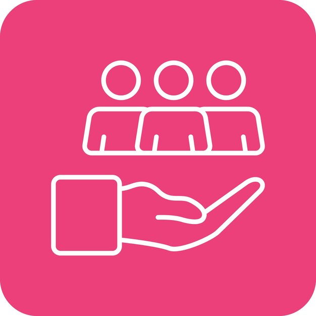 Icono de los recursos humanos