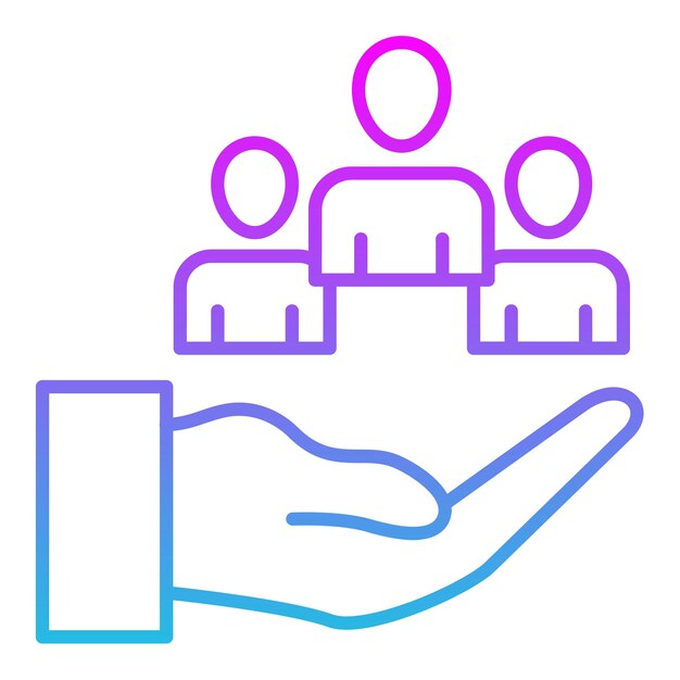 Icono de los recursos humanos