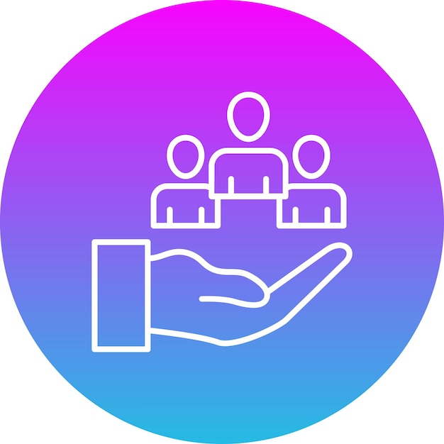 Icono de los recursos humanos