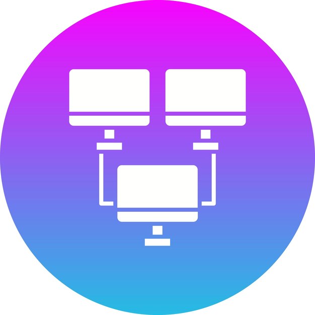 Icono de la red de computadoras