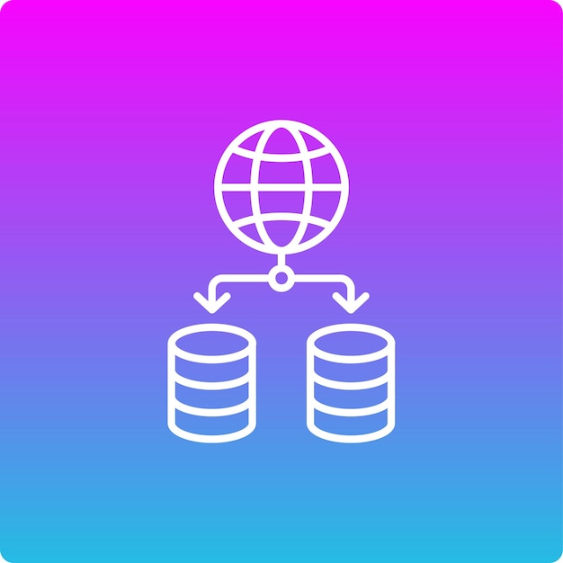 Ícono de la red de datos