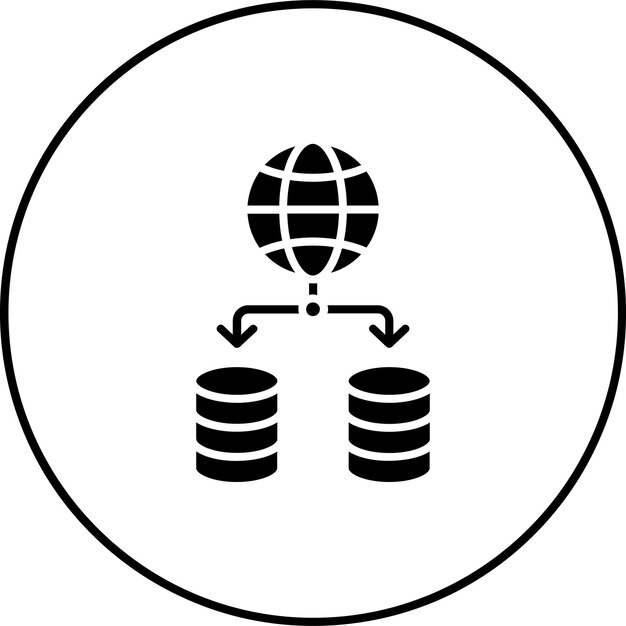 Ícono de la red de datos