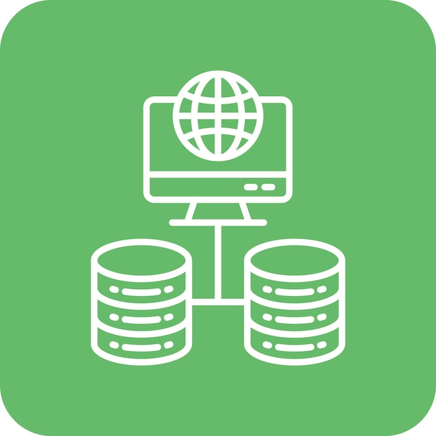 Ícono de la red de datos