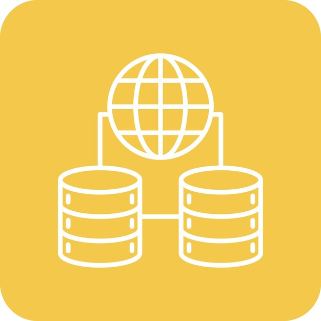 Ícono de la red de datos