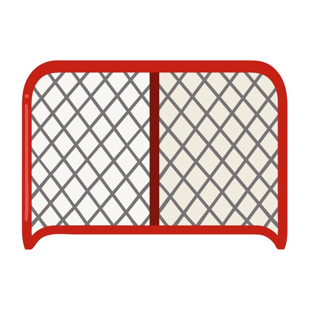 Icono de la red de hockey clipart avatar logotipo ilustración vectorial aislada