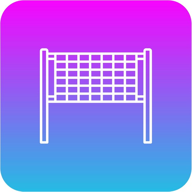 Icono de la red de voleibol