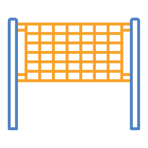 Icono de la red de voleibol