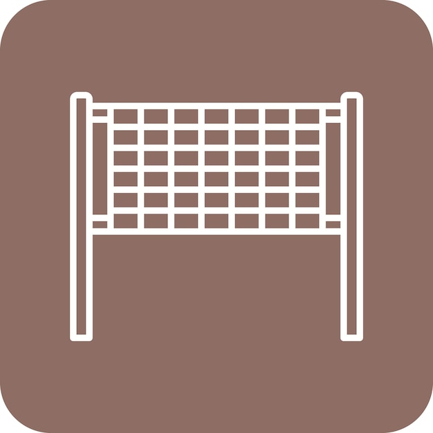 Icono de la red de voleibol