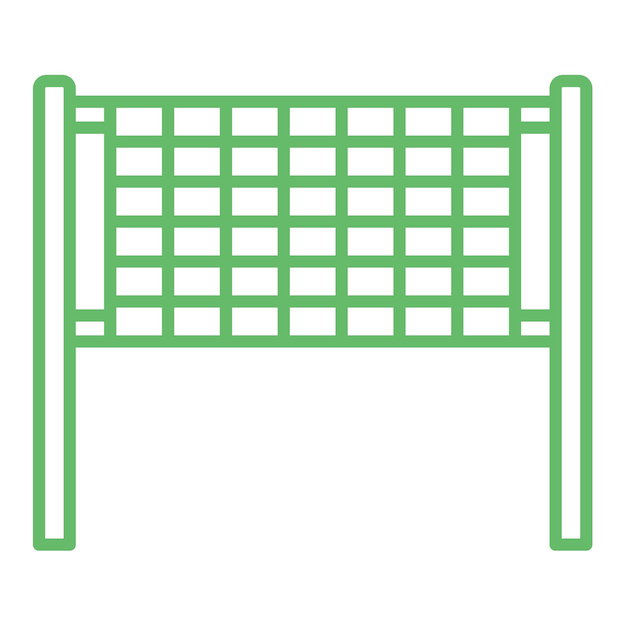 Icono de la red de voleibol