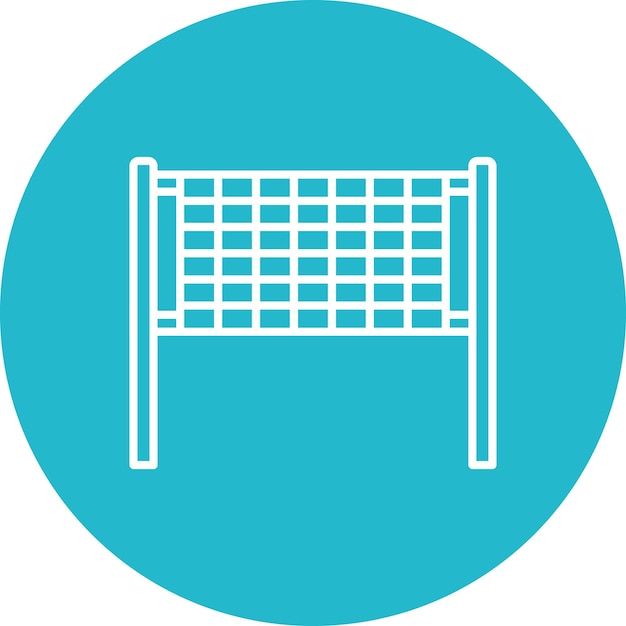Icono de la red de voleibol