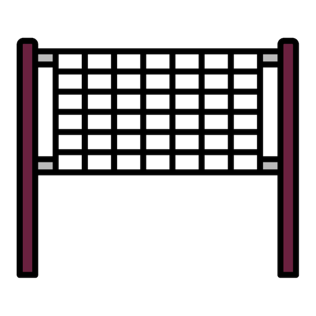 Icono de la red de voleibol