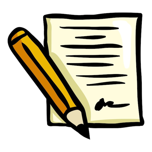 Icono de redacción de dibujos vectoriales