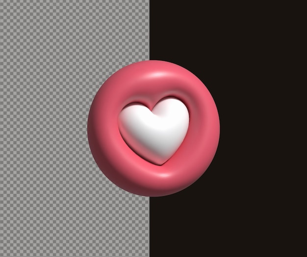 Icono de redes sociales 3d Me gusta Compartir botón Vector Símbolo Votar anuncios