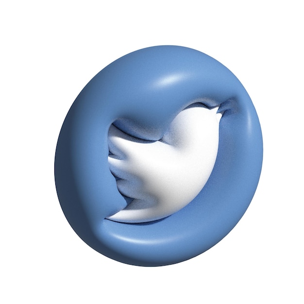 Vector icono de las redes sociales en 3d