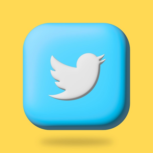 Icono de redes sociales 3D
